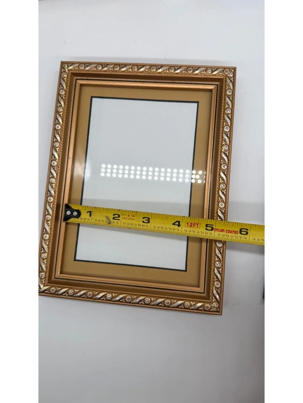 Lot of 5 Decorative Tabletop Picture Frames Mixed Sizes Wood Metal